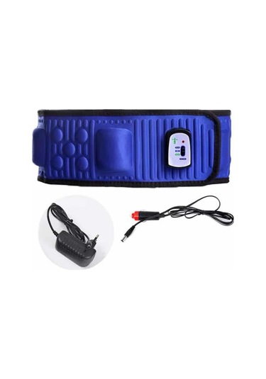 5 Motorlu Titreşimli Masaj Aleti Göbek Kemeri Selülit Cihazı Eritme Zayıflama Siyah