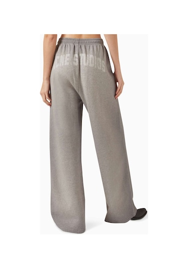 Acne Studios Sweatpants - Pamuklu Polar - Organik Pamuk - Rahat Kesim - Yan Cepler İle Gri
