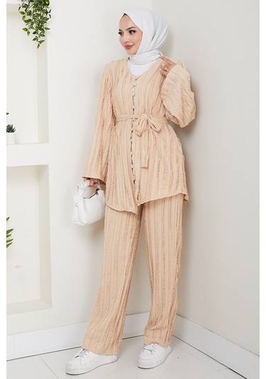 İlgen Fırfırlı İkili Takım 1610 - Taş Taş