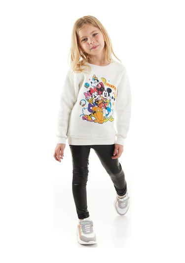 Supermino Minnie Mouse Lisanslı Kız Çocuk Sweatshirt 20170