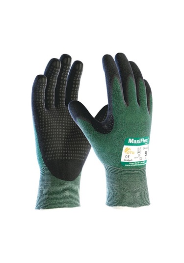 Atg Maxiflex Cut 34-8443 Dotlu Palm Kesilmeye Dayanıklı Eldiven