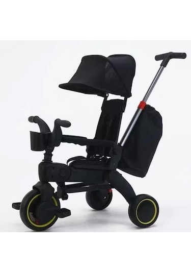 Arada Çok Fonksiyonlu Bebek Arabası Katlanabilir Bisiklet