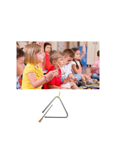 Perkusyon Ritim Ucgen Zil 15 Cm Donizetti