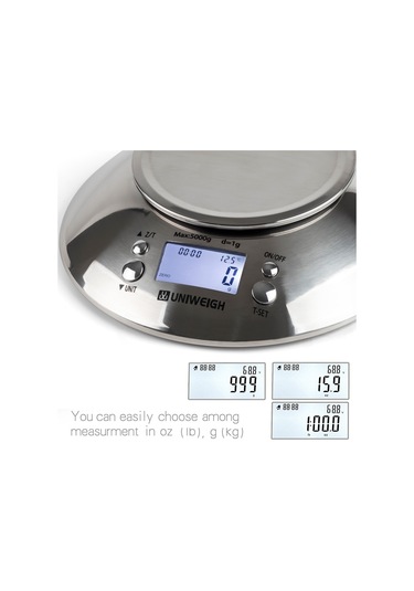 Sones 5kg/1g Yüksek Hassasiyetli Mutfak Terazisi Kavurma Elektronik Terazisi Kahve Terazisi Alarm Zamanlayıcılı