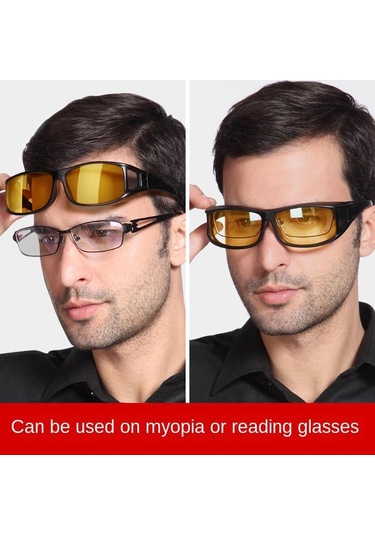 Sarı Gece Görüş Gözlükleri Sürüş İçin