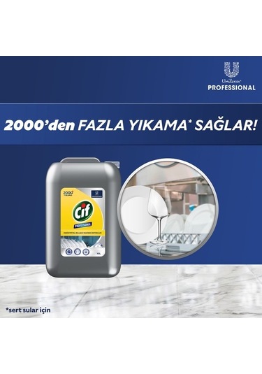 Cif U-pro Endüstriyel Bulaşık Deterjanı 10 L