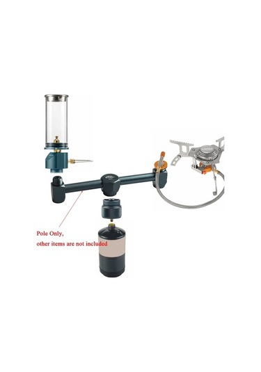 Ebitda Kamp Ocağı Bölücü Lindal Vanalı Propan Adaptörü - Mavi, Yürüyüş & Piknik Bbq İçin Kolay Kurulum Mavi