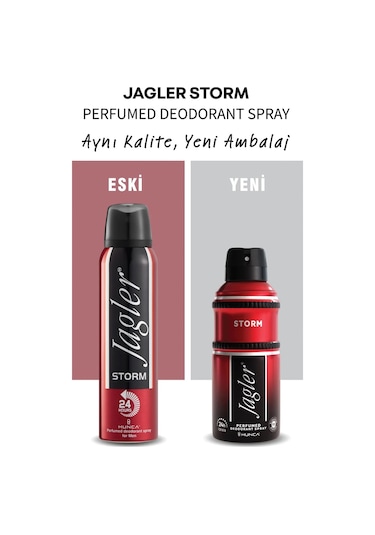 Jagler Storm Erkek Sprey Deodorant 150 ML