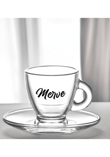 Bk Gift Kişiye Özel İsimli 2li Cam Kahve Fincanı & Türk Kahvesi & Gümüş Metal Kutuda Kokulu Mum Hediye Seti-3, Sevgiliye Hediye, Yıl Dönümü Hediyesi K