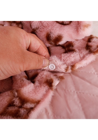 Geeksen Kışlık Kalın Pet Montu - Pomeranian, Chihuahua, Teddy İçin Isıtıcı Kıyafet, Beyaz, Beden L