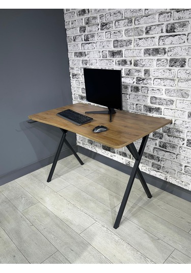 Heygaming Profesyonel Oyuncu Masası Ceviz Bilgisayar Çalışma Masa