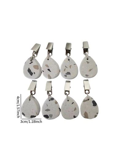 Homyl 8x Masa Örtüsü Ağırlıkları Yemek Masası Bahçe İç Çok 4 Cm