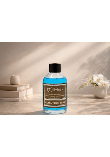 Romantic Night 100 Ml Bambu Çubuklu Oda Kokusu Kalıcı & Etkileyici Reed Diffuser Bergamot - Paçuli