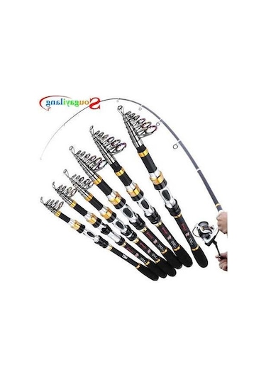 Pazly İplik Olta Karbon Fiber 99% 1.8m Teleskopik Deniz Olta Kamışı - Alabalık Sazan İçin Optimize Edilmiş Olta Çubuğu 1.8 M