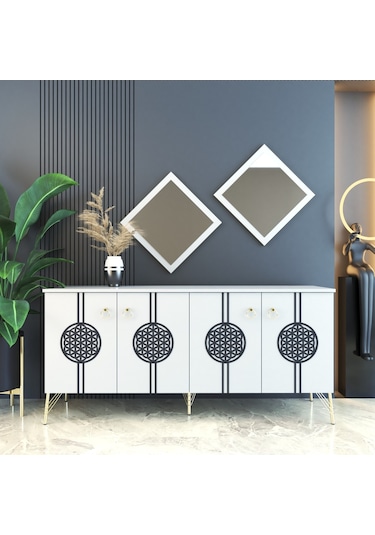 Esmopa.Mobilya Elegant Beyaz Konsol