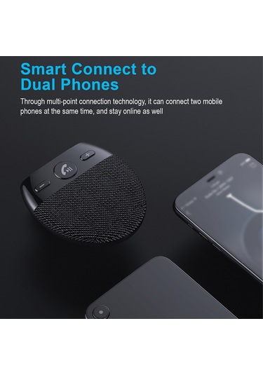 Leezsing Sp11 Araç İçi Bluetooth Hoparlör, Yüksek Ses Kalitesi Ve Uzun Pil Ömrü İle Konforlu Seyahat