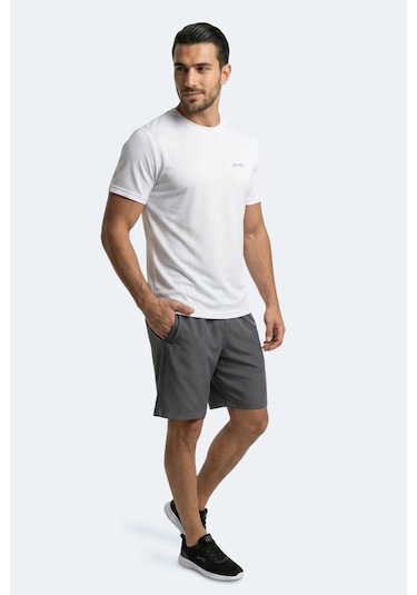 Slazenger Haunted I Erkek Beyaz Tişört