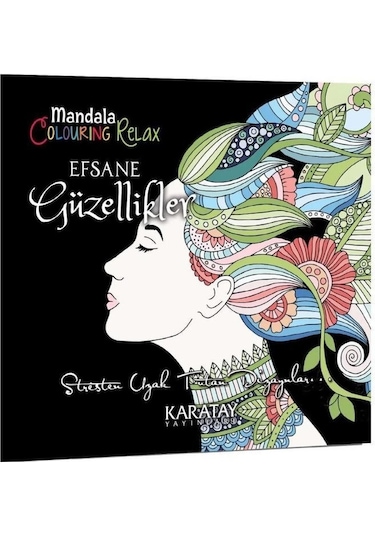 Karatay Yayınları 4 Adet Mandala Yetişkin Boyama Kitabı Yeni Seri