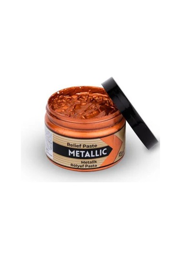 Metalik Rölyef Pasta 160ml - Bakır