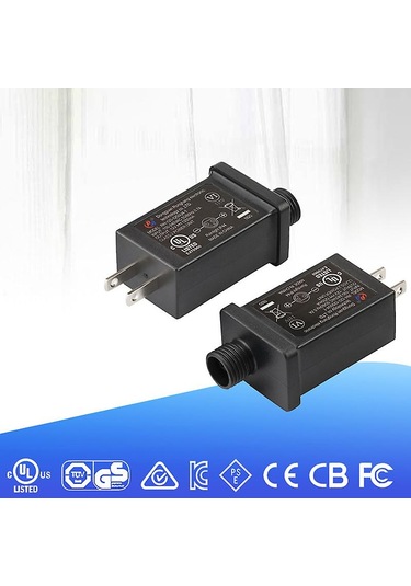 Şişme Adaptör 1a Transformatör Abd Fişi Led Işık Adaptörü Ev Bahçe İçin Çok Renkli