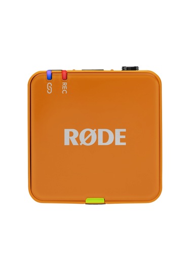 Wireless Go Gen 3 3.nesil, İki Vericili, 32-bit Kayıt Özellikli Kablosuz Mikrofon Seti Turuncu