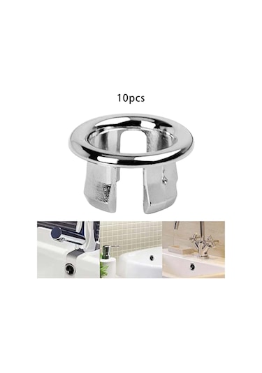 Suntek Mutfak Hollow Için 10 Adet Lavabo Taşma Kapağı Taşma