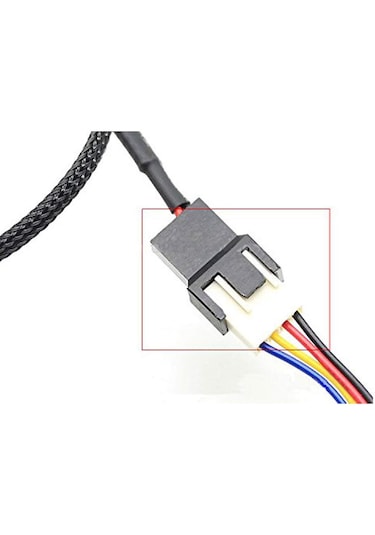 Sata Fan Power Kablosu 3 Port Y Pin Pwm Çoklayıcı Splitter Fan Ka
