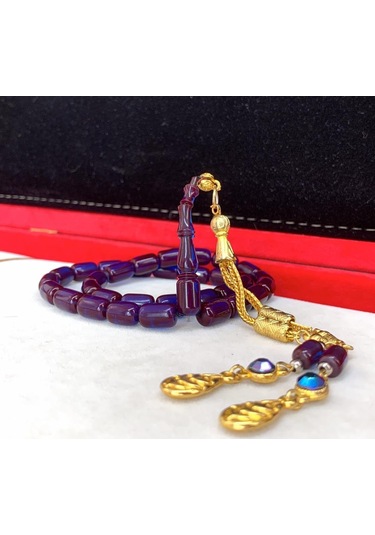 Tesbihci Mavi Mürdüm Ateş Kehribar Tesbih