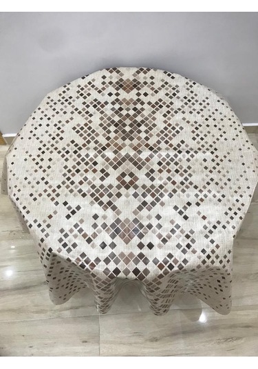 Muşamba Masa Örtüsü Yuvarlak
