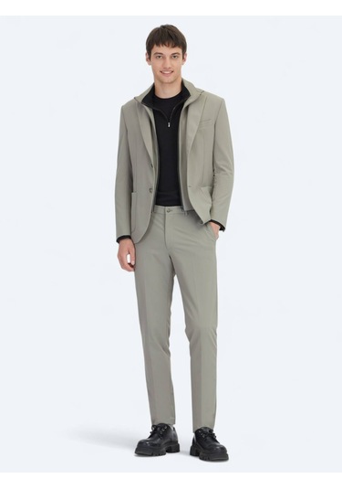 Vizon Düz Takım Elbise Vizon