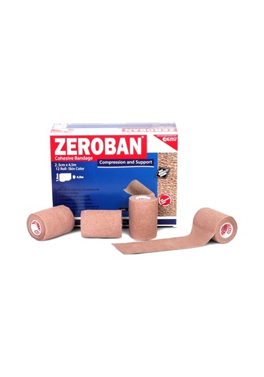 Zeroban Coban Bandaj 2.5 CM x 4.5 M Ten Rengi