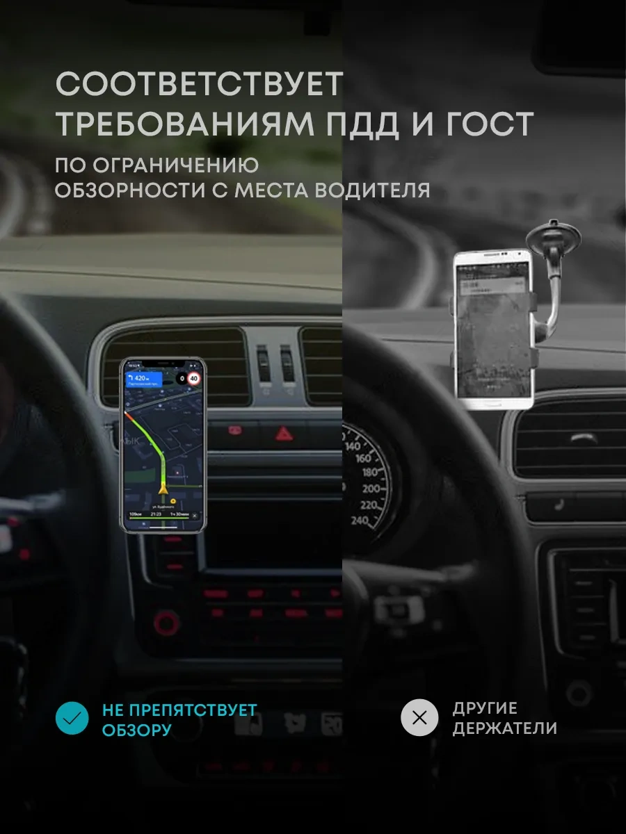 Ycar Araba İçin Manyetik Telefon Tutucu 187868631 Siyah