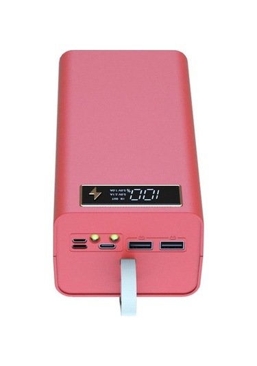 Novahub Pil Saklama Kutusu 21 18650 Piller Power Bank Kılıf Pil Şarj Kabı Kırmızı Kırmızı