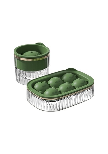 Tongxida Luckystar1 Hızlı Dondurucu Ev Gıda Sınıfı Buz Hokeyi Kalıbı Yeşil Yeşil