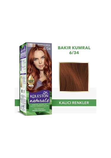Koleston Naturals Boya 6/34 Bakır Kumral
