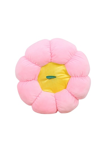 Youmex Mavi Puf Kürdan Yastık - 38 Cm Çaplı Yumuşak Peluş Minder, Ofis/okul/koltuk/car Kullanıma Uygun, Dinlenme Ve Konfor Amacıyla Diğer