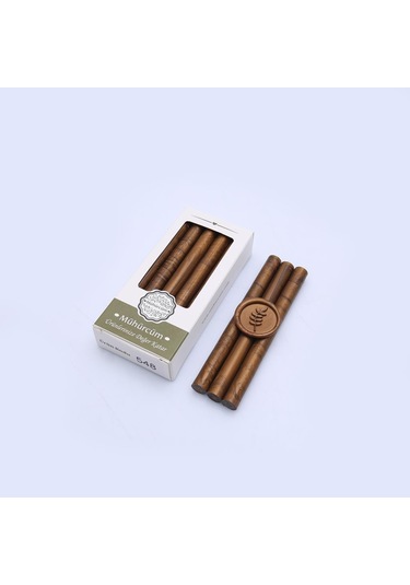 Mühür Mumu Çubuk 11mmx120mm 10 lu Paket Model: 548 ALTIN KARAMEL