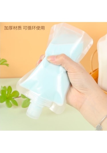 3 Adet 100ml Krem Şampuan Kabı Tekrar Kullanılabilir Set Çok Renkli