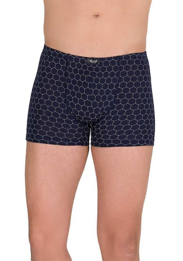 6 Lı Paket Berrak Erkek Likralı Modal Boxer 4497 Renk - Karışık