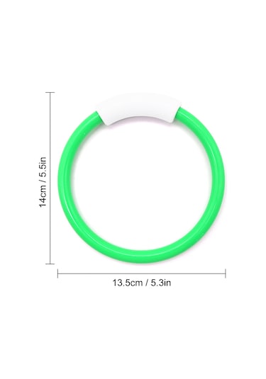 Xindoker 4 Adet Plastik Yüzme Egzersiz Halka - Su Altı Görünürlüğü İyi, Dayanıklı, Dalış Hızı Ve Çevikliği Antrenmanı İçin Havuz Alti Oyuncakları Çok Renkli