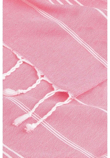 Summer Wind Soft %100 Pamuk Peştemal 100x180 Cm Pembe Çok Renkli