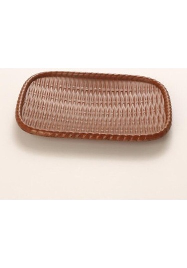 Bosphorusboutique02 Vintage Suntek Saklama Rattan Magideal Kutusu Kahverengi Hasır Ey Kahverengi Ev Dekorasyonu İçin Ideal Kahverengi