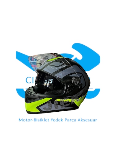 Çeneden Açılır Kask Karışık Renk
