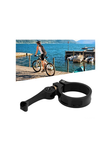 Geeroyoo Alüminyum Cnc Katlanabilir Bisiklet Oturma Borusu Klembi - 41mm Çap, 33.9mm Oturma Borusu İçin, Sıcağı Doğru Tutar, Hafif Ve Dayanıklı, Siyah Renk Siyah