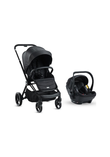 Kraft Mila Mika Travel Sistem Bebek Arabası Siyah Siyah