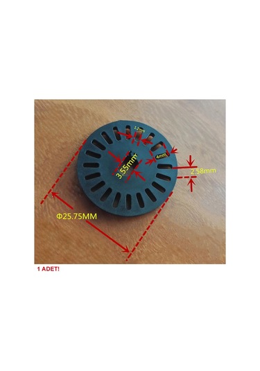 Kod Disk Plastik 20 Göz  Motor Hız Rpm Mesafe Ölçme Algılayıcı