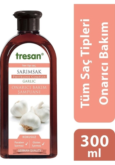 Tresan Sarımsak Onarıcı Bakım Şampuanı 300 ML