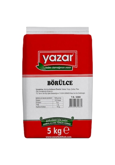Yazar Bakliyat Börülce 5 KG