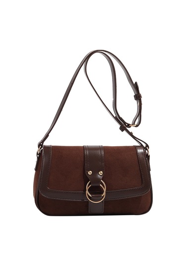 Charhp&kejnt Retro Çanta Buzlu Omuz Askılı Çanta Kahve Kahverengi