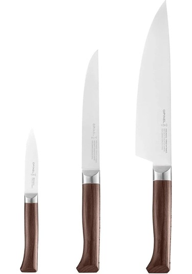 Opinel  Forges 1890 Paslanmaz Çelik 3'lü Şef Bıçak Seti